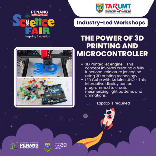 TARUMT - The Power of 3D Printing And Microcontroller